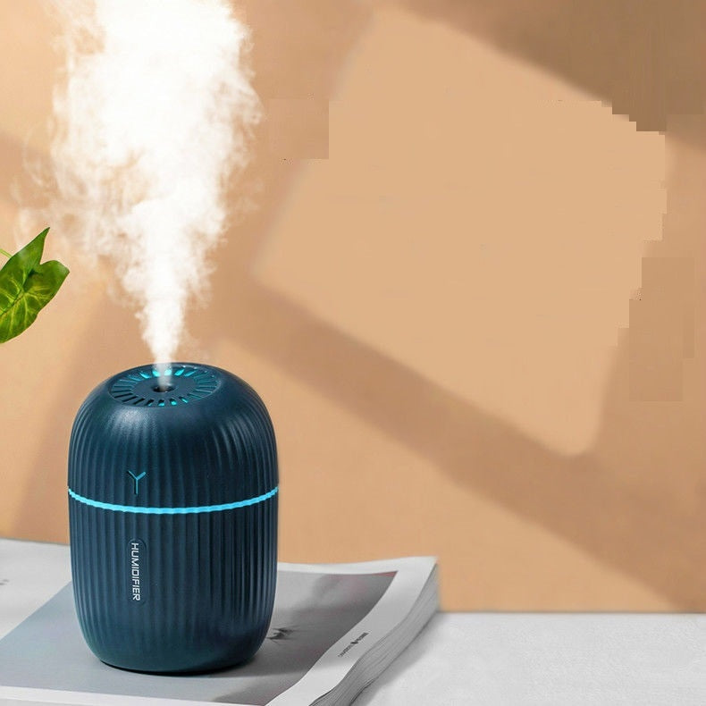 Ultrasonic Air Humidifier Household Moisturizing Spray Student Dormitory Car Humidification Aromatherap with LED Night Light