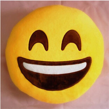 30cm Face Emoji Pillow Round Cushion For Sofa Car Seat Home Decorative Cushions