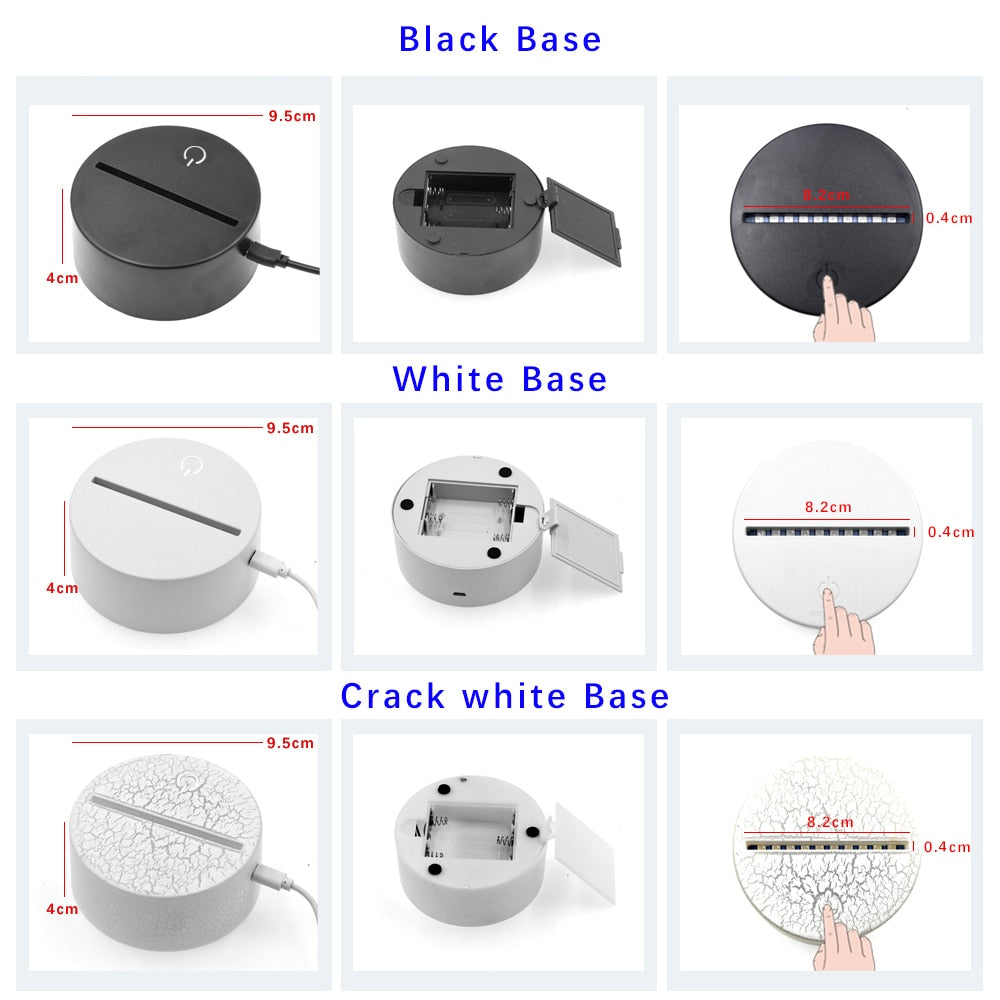 New Hot Friends Game Among us LOGO 3D Illusion Desktop Lamp Coffee Table Decor LED Sensor Lights Atmosphere Bedside Night Lamps