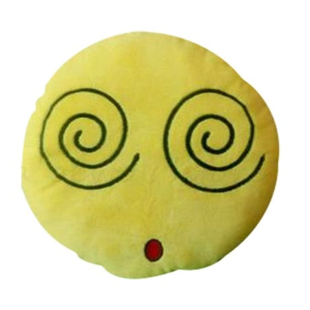 30cm Face Emoji Pillow Round Cushion For Sofa Car Seat Home Decorative Cushions