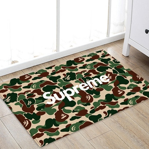 Home Textile NBA Star Jordan Carpet Soft Flannel Non slip Mats Rug for Bathroom Door