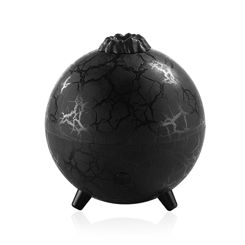 Crack Planet RGB Flame Aroma Diffuser Air Humidifier Ultrasonic Cool Mist Maker Fogger LED Essential Oil Fire LED Lamp Difusor