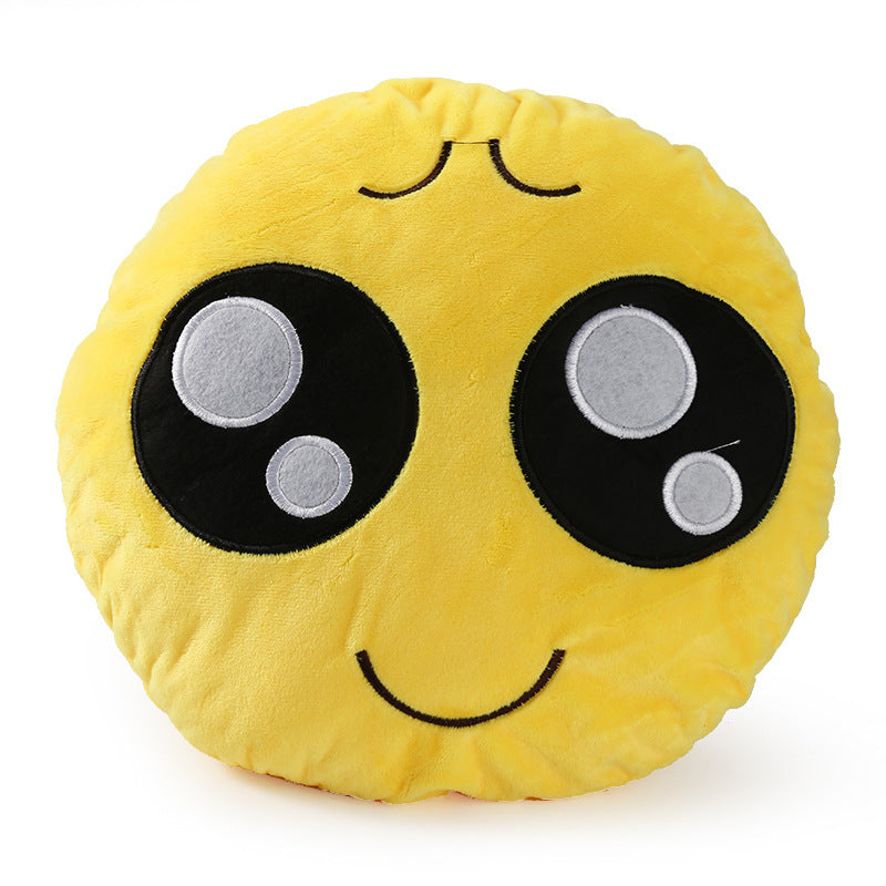 30cm Face Emoji Pillow Round Cushion For Sofa Car Seat Home Decorative Cushions