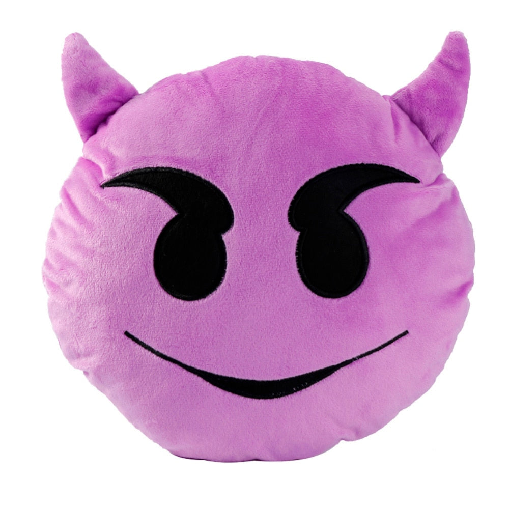 30cm Face Emoji Pillow Round Cushion For Sofa Car Seat Home Decorative Cushions
