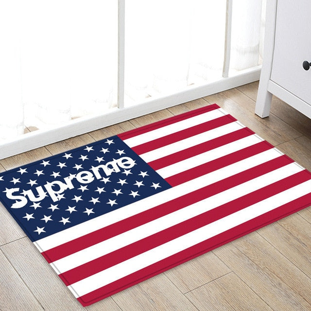 Home Textile NBA Star Jordan Carpet Soft Flannel Non slip Mats Rug for Bathroom Door